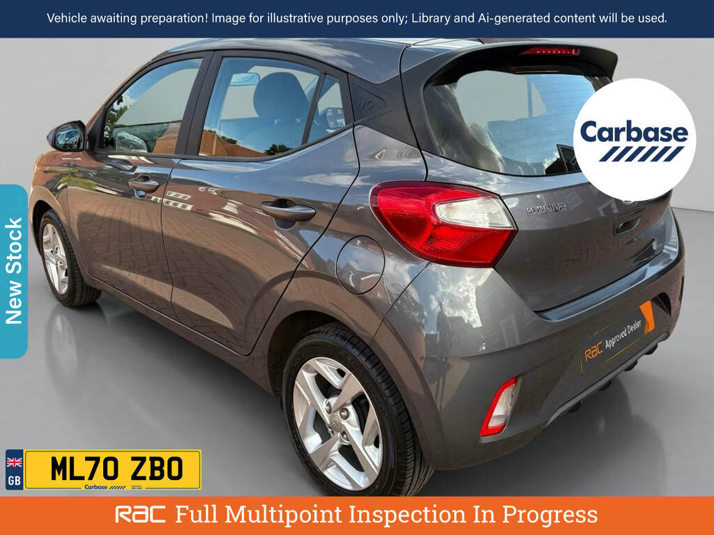 Hyundai I10 1.0 Se Connect Hatchback Euro 6 Grey #2
