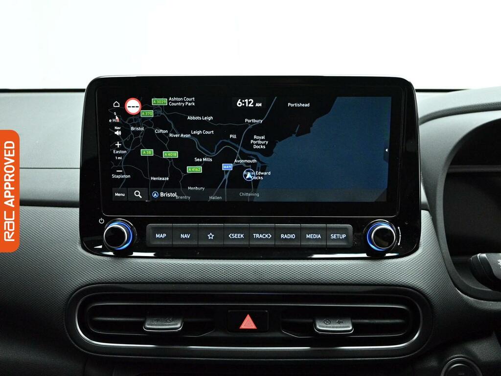 Hyundai Kona 1.6 H-gdi Premium Suv Hybrid Dct Euro 6 MF22GXG Black #3