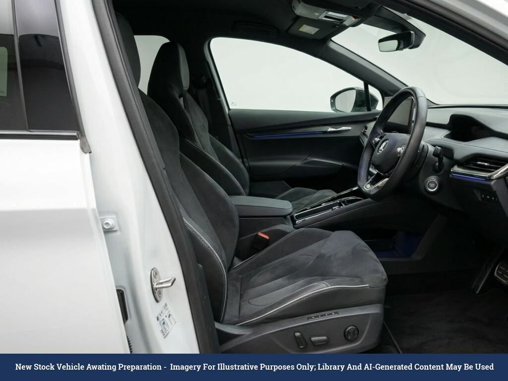 Skoda ENYAQ Iv 82Kwh 80 Sportline Plus Suv White #3