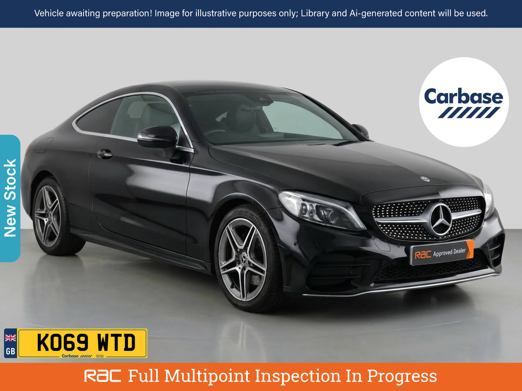 Mercedes-Benz C Class 2.0 C300 Amg Line Premium Coupe G-tro Black