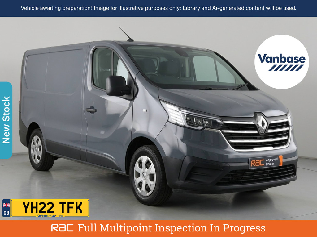 Renault Trafic 2.0 Dci Blue Sl28 Business Panel Van M Grey