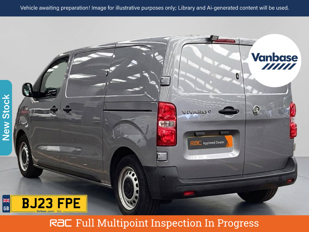 Vauxhall Vivaro 3100 75Kwh Prime Panel Van 6Dr L1 H1 Grey #2