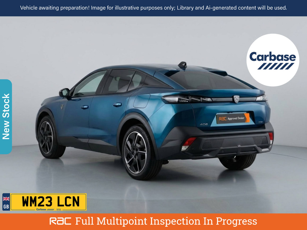 Peugeot 408 1.6 12.4Kwh Gt Fastback Plug-in Hybrid Blue #2