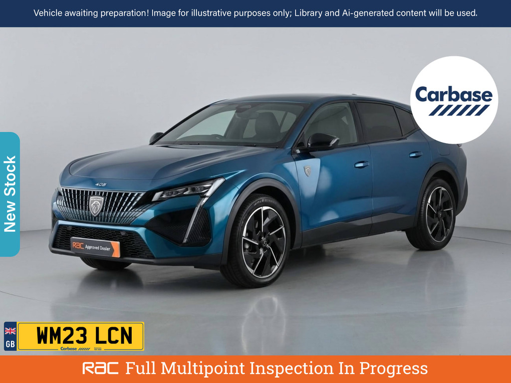 Peugeot 408 1.6 12.4Kwh Gt Fastback Plug-in Hybrid Blue