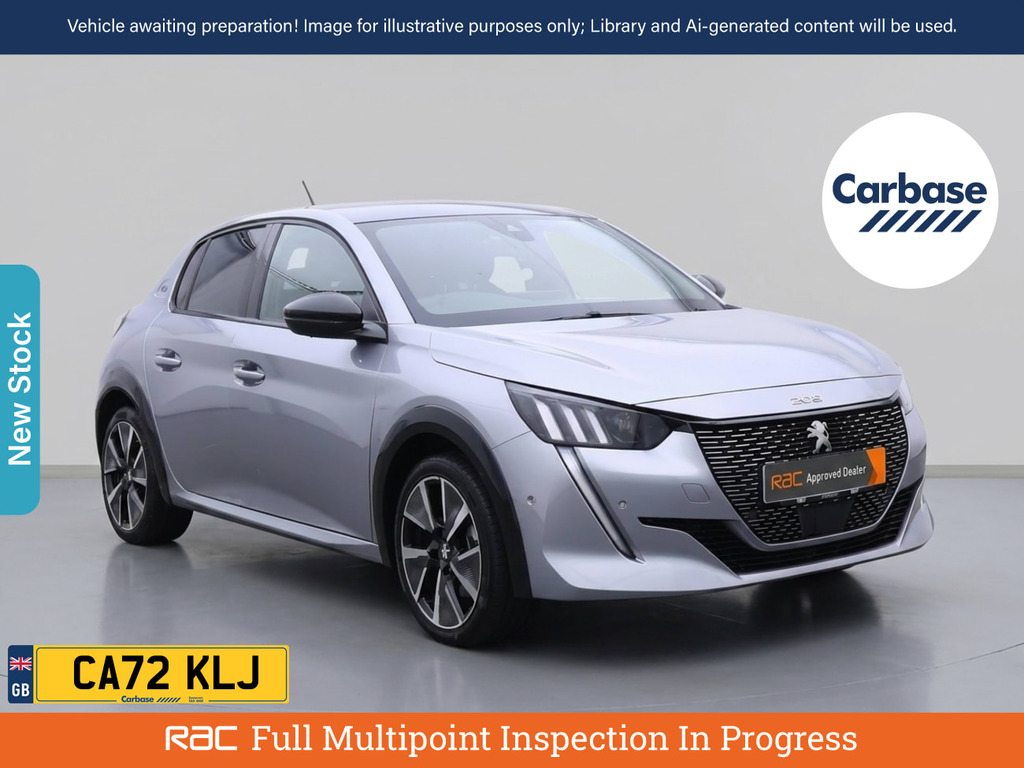 Peugeot e-208 50Kwh Gt Hatchback 11Kw Charger Grey
