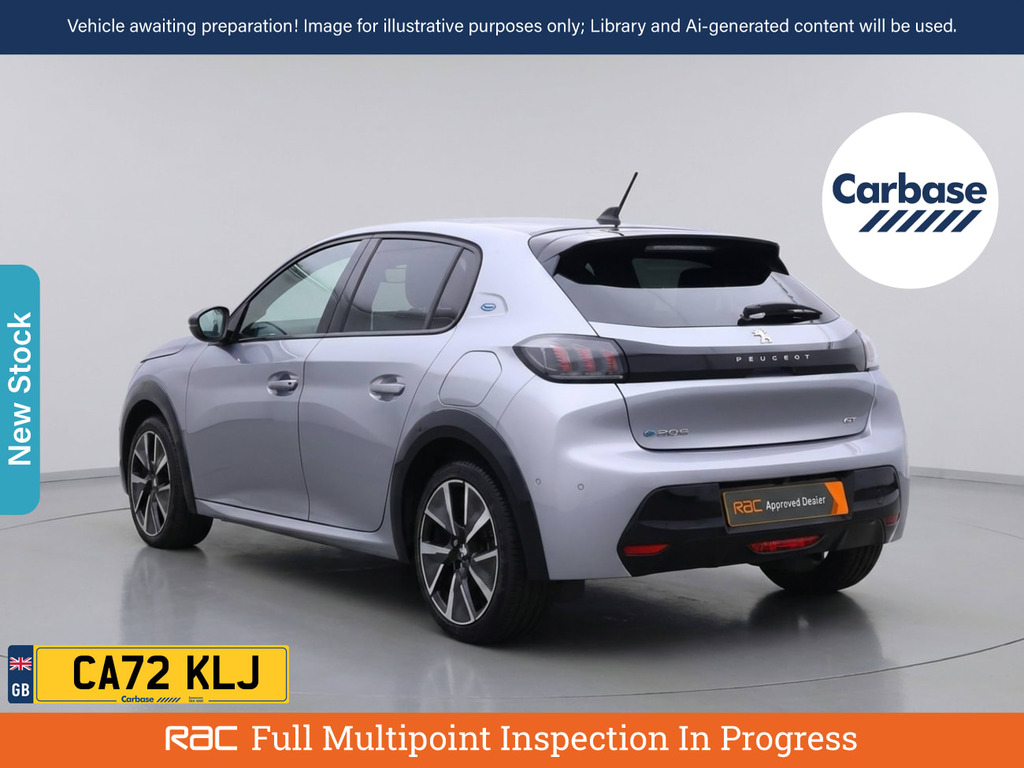 Peugeot e-208 50Kwh Gt Hatchback 11Kw Charger Grey #2