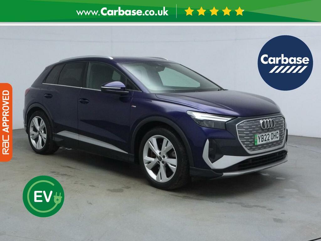 Audi Q4 E Tron 40 S Line Suv 82Kwh 204 Ps Blue