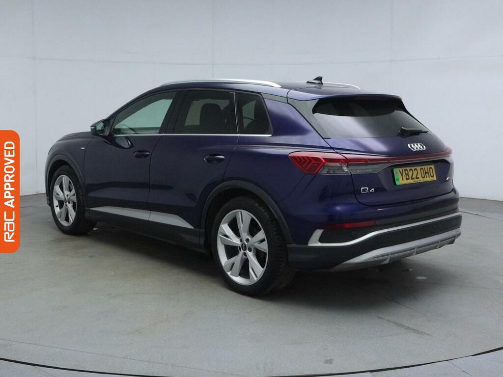 Audi Q4 E Tron 40 S Line Suv 82Kwh 204 Ps YB22OHO Blue #4
