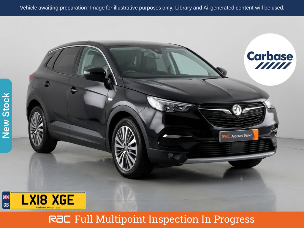 Vauxhall Grandland X 1.6 Turbo D Blueinjection Sport Nav Suv Black