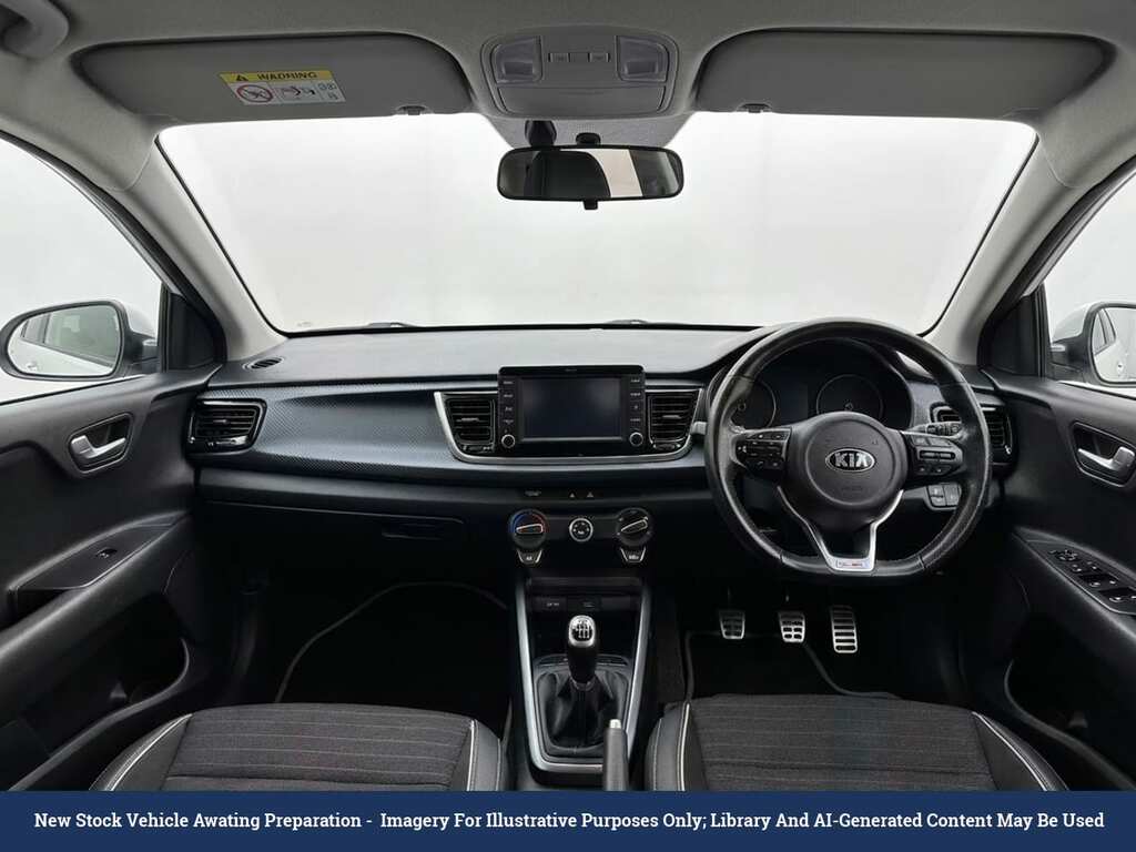 Kia RIO 1.0 T-gdi Gt-line Hatchback Euro White #5