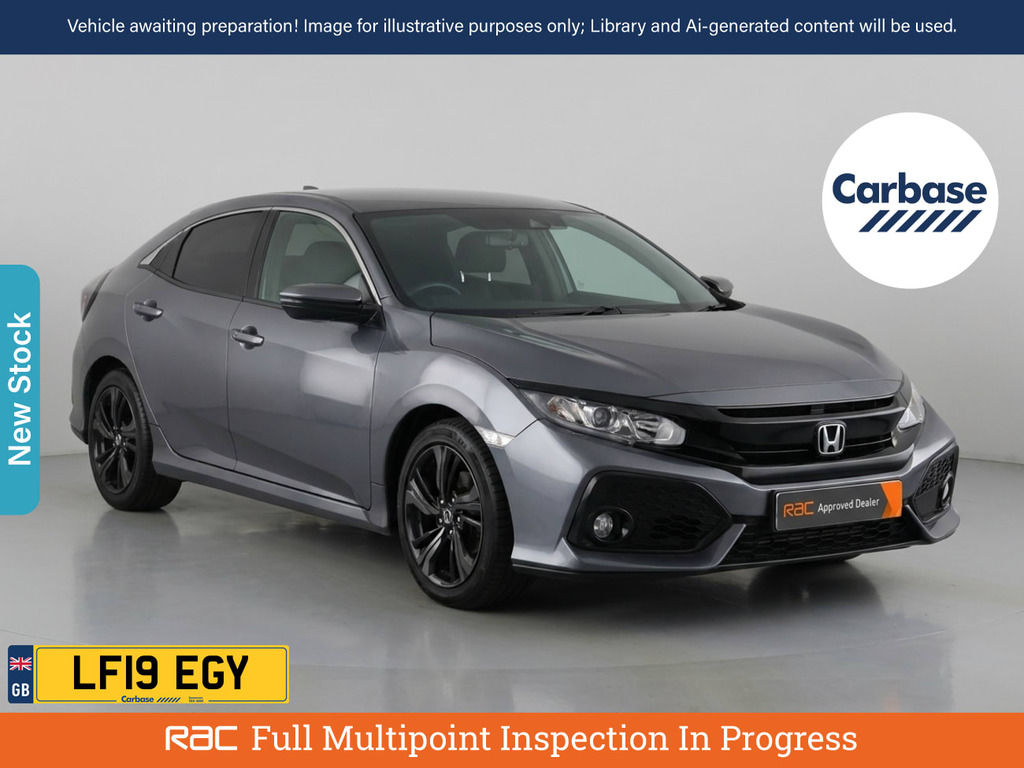Honda Civic 1.0 Vtec Turbo Sr Hatchback Cvt Euro 6 Grey
