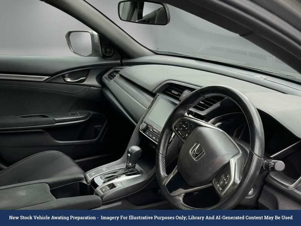 Honda Civic 1.0 Vtec Turbo Sr Hatchback Cvt Euro 6 Grey #2