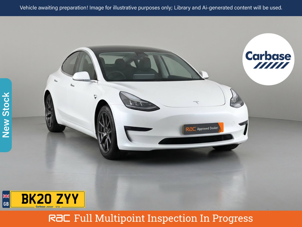 Tesla Model 3 Standard Range Plus Saloon Rwd BK20ZYY White