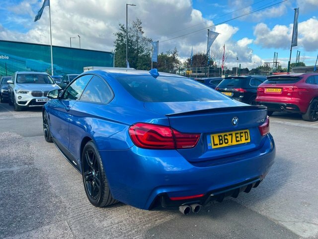 BMW 4 Series Gran Coupe 420I M Sport Coupe Blue #3