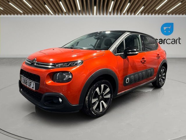 Citroen C3 Puretech Flair Hatchback Orange #3