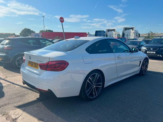 BMW 4 Series Gran Coupe 420D M Sport Coupe White #3
