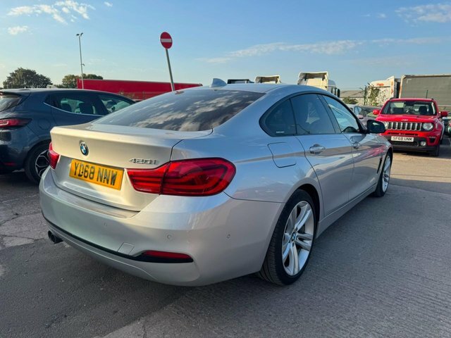 BMW 4 Series Gran Coupe 420I Sport Hatchback Silver #4