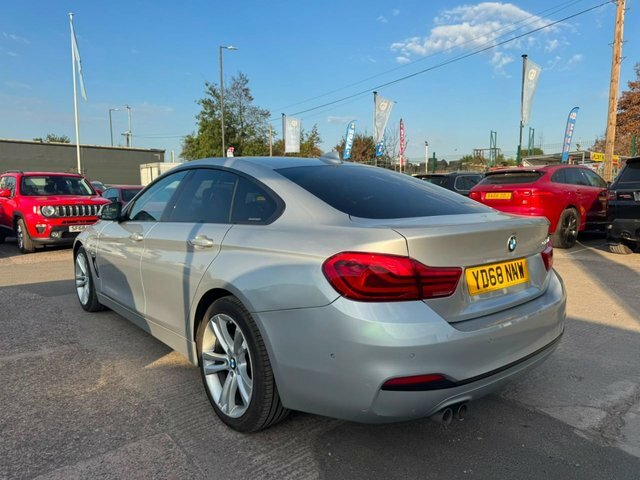 BMW 4 Series Gran Coupe 420I Sport Hatchback Silver #3