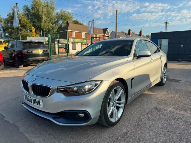 BMW 4 Series Gran Coupe 420I Sport Hatchback Silver #2