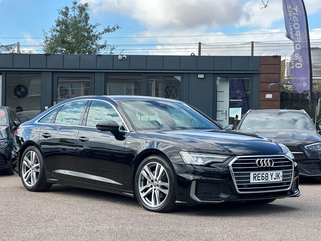 Audi A6 Saloon 2.0 Tdi 40 S Line S Tronic Euro 6 Ss RE68YJK Black