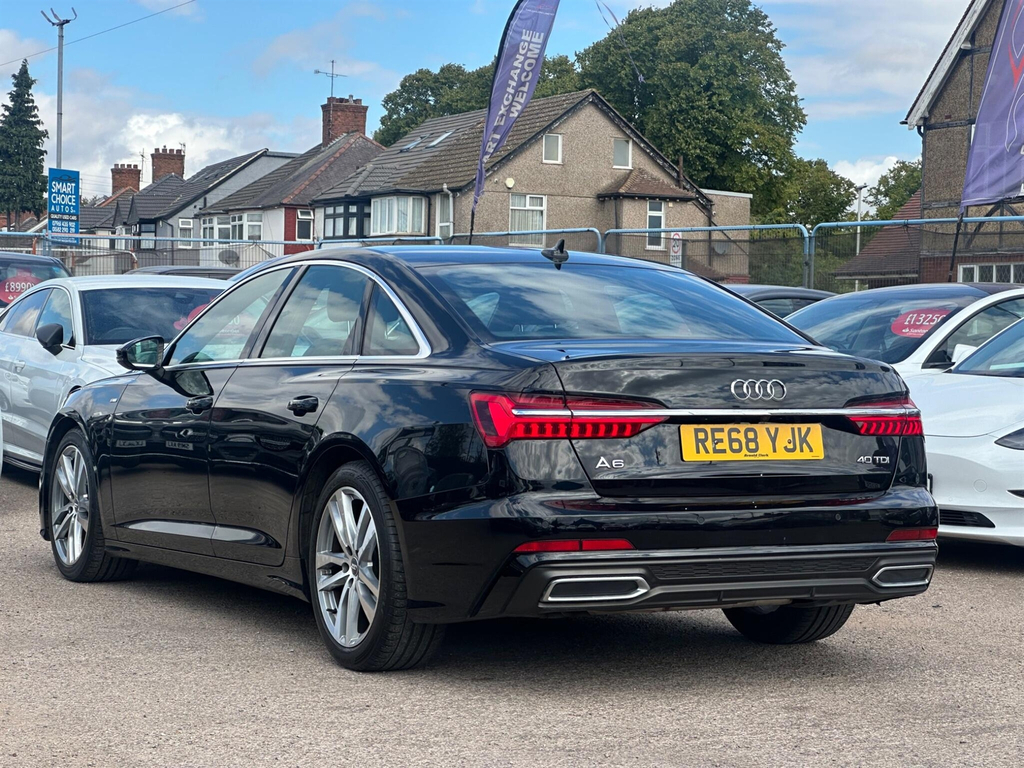 Audi A6 Saloon 2.0 Tdi 40 S Line S Tronic Euro 6 Ss RE68YJK Black #4