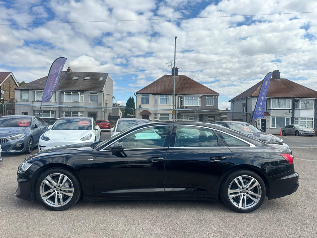 Audi A6 Saloon 2.0 Tdi 40 S Line S Tronic Euro 6 Ss RE68YJK Black #6