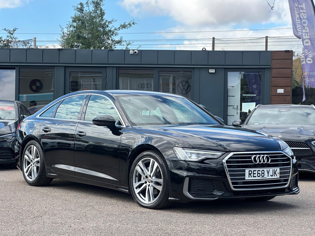 Audi A6 Saloon 2.0 Tdi 40 S Line S Tronic Euro 6 Ss RE68YJK Black #5