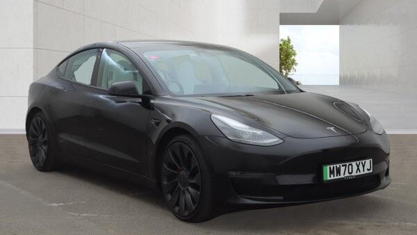 Tesla Model 3 Dual Motor Performance 4Wde Performanc Black