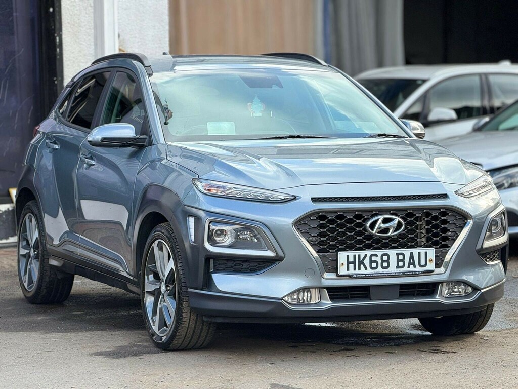 Hyundai Kona 1.6 T-gdi Premium Gt Dct 4Wd Euro 6 Ss Silver