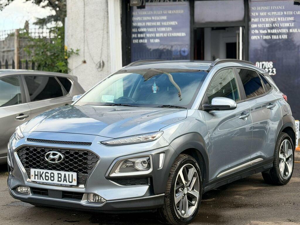 Hyundai Kona 1.6 T-gdi Premium Gt Dct 4Wd Euro 6 Ss Silver #3