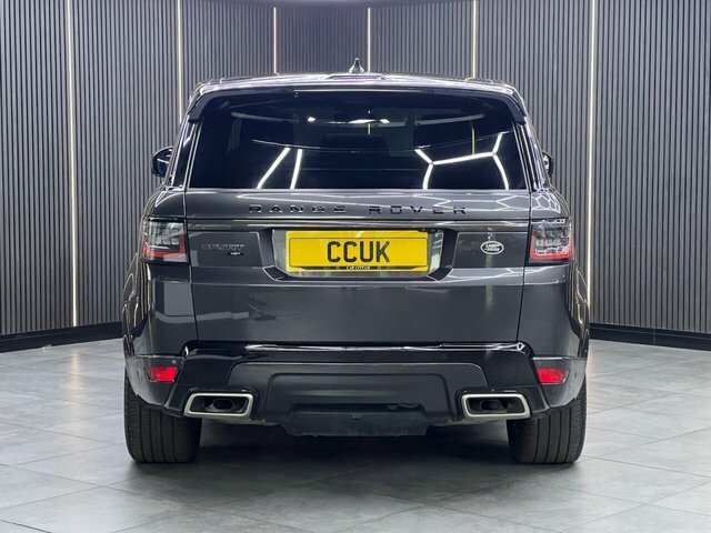 Land Rover Range Rover Sport Hse Dynamic Black Red #6