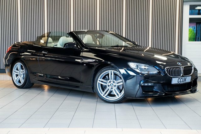 BMW 6 Series 3.0 640D M Sport Convertible Euro Black