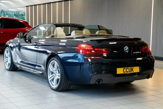 BMW 6 Series 3.0 640D M Sport Convertible Euro Black #2