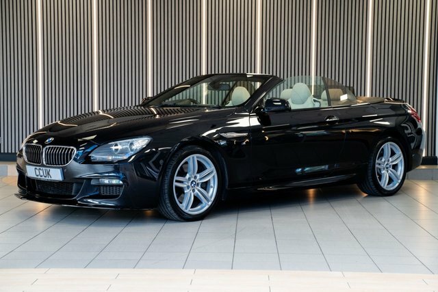 BMW 6 Series 3.0 640D M Sport Convertible Euro Black #5