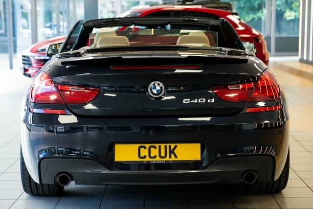 BMW 6 Series 3.0 640D M Sport Convertible Euro Black #9