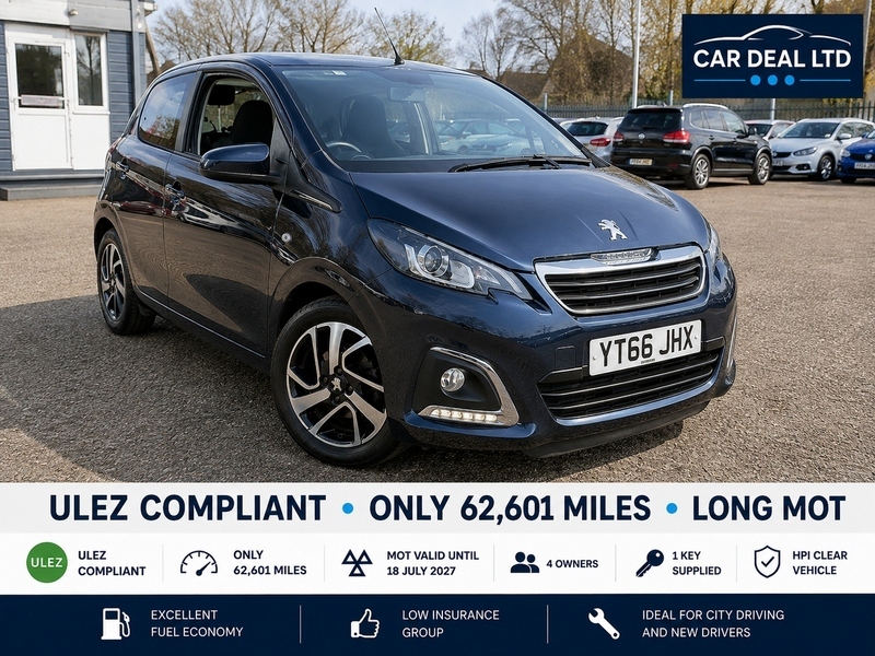 Peugeot 108 Allure Blue