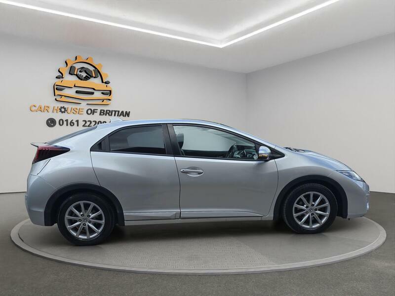Honda Civic Civic 1.4 I-vtec Se Plus Navi Euro 6 Ss 5Dr15 Silver #9