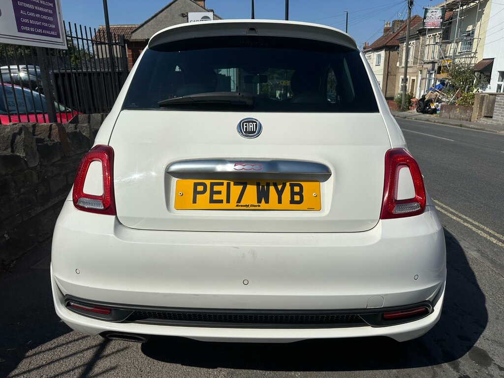 Fiat 500 1.2 S Hatchback Euro 6 Ss 69 PE17WYB White #4