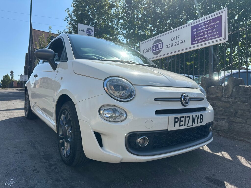 Fiat 500 1.2 S Hatchback Euro 6 Ss 69 White