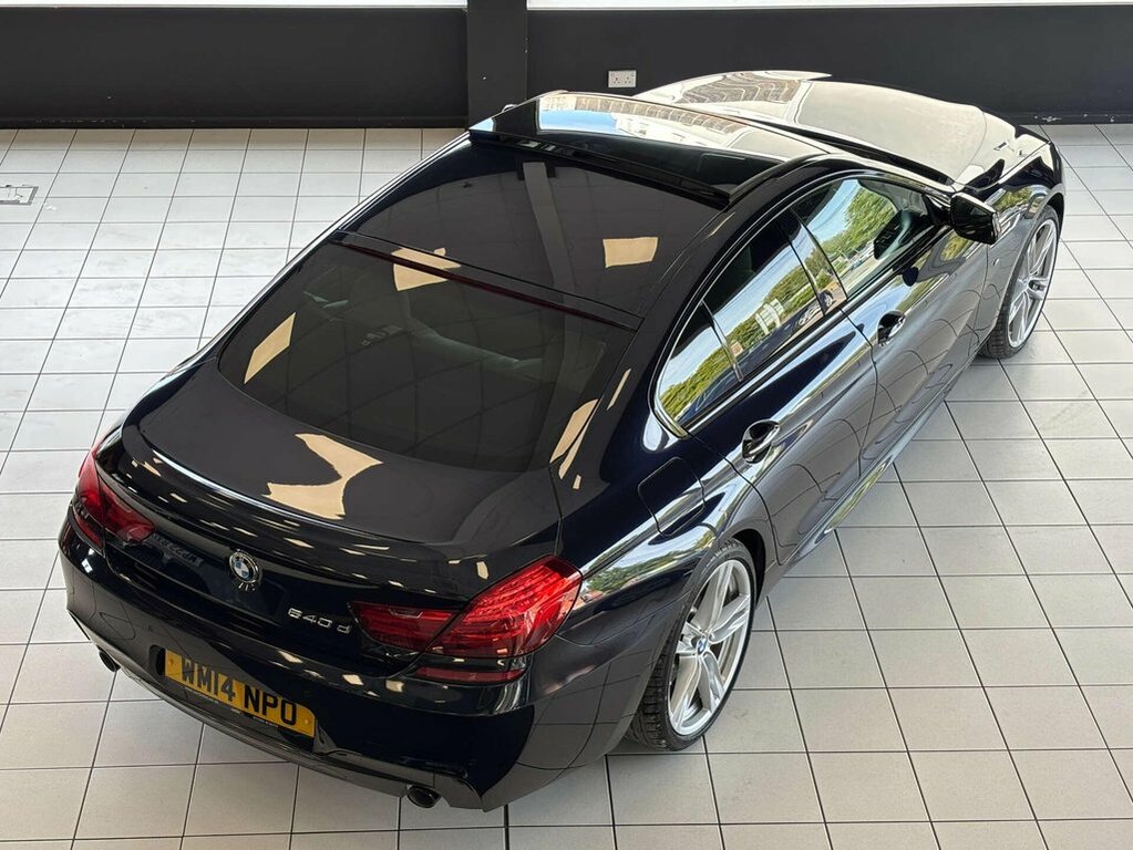 BMW 6 Series Gran Coupe 3.0 640D M Sport Gran Coupe 309 Bhp Black #11