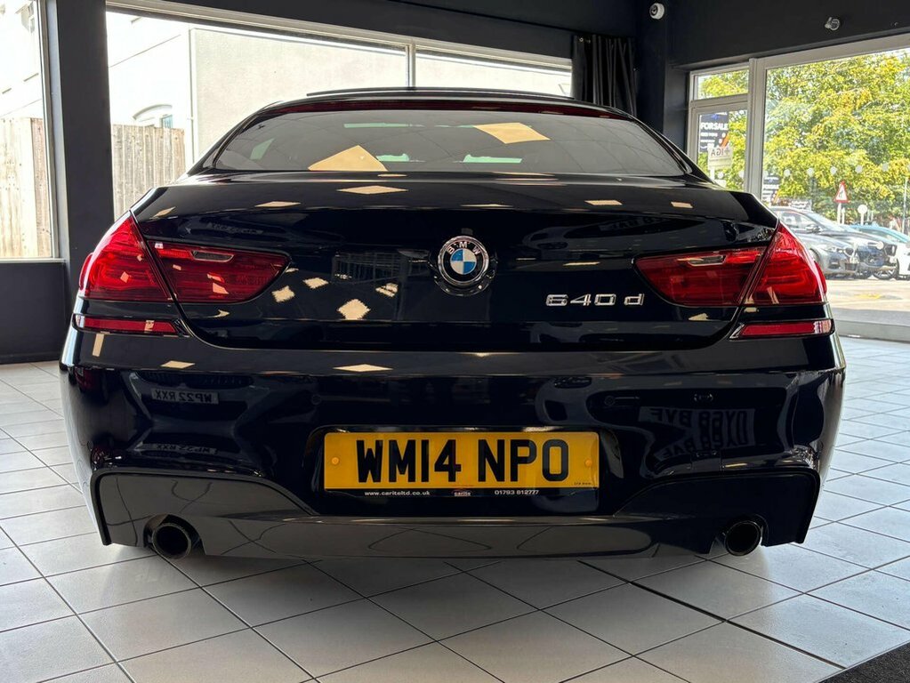 BMW 6 Series Gran Coupe 3.0 640D M Sport Gran Coupe 309 Bhp Black #10