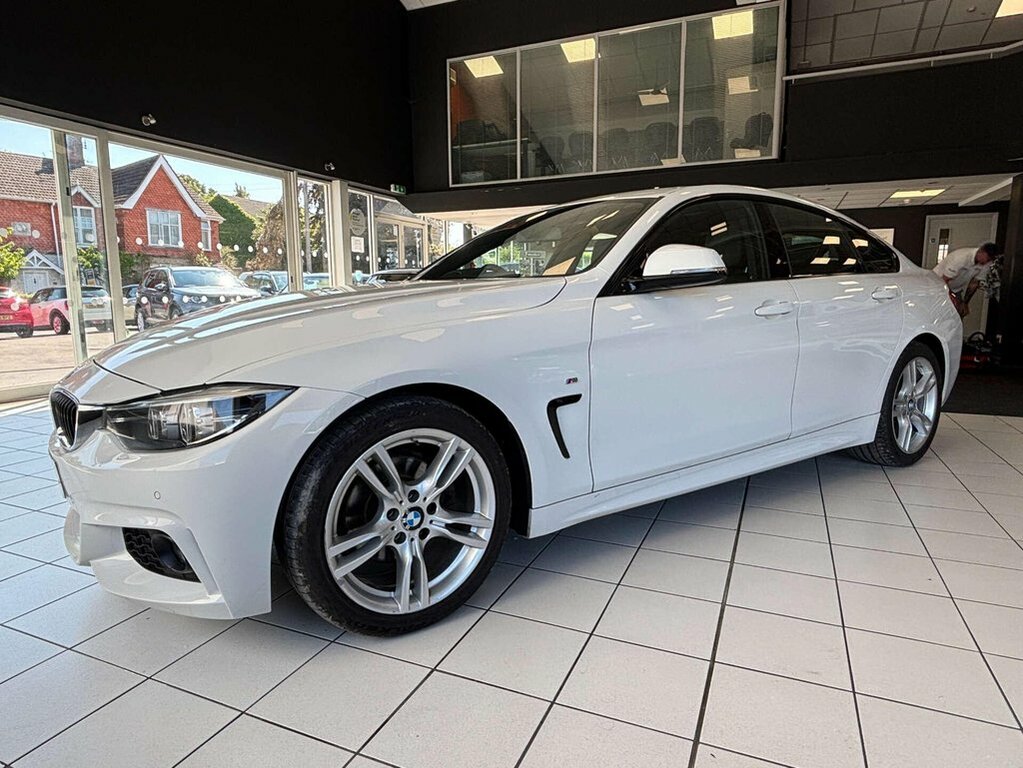 BMW 4 Series Gran Coupe 2L M Sport White #6