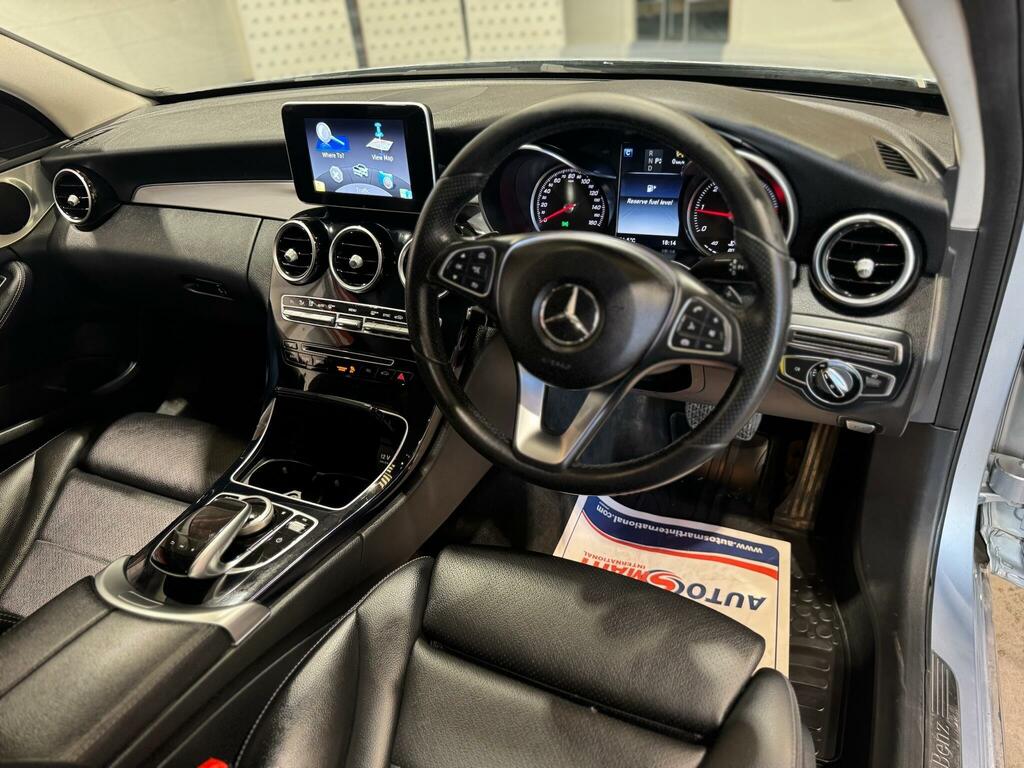 Mercedes-Benz C Class Estate 1.6 C200d Sport G-tronic Euro 6 Ss MF66URG Silver #2