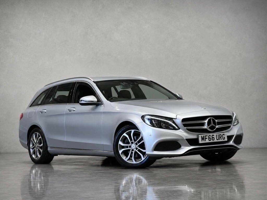 Mercedes-Benz C Class Estate 1.6 C200d Sport G-tronic Euro 6 Ss MF66URG Silver