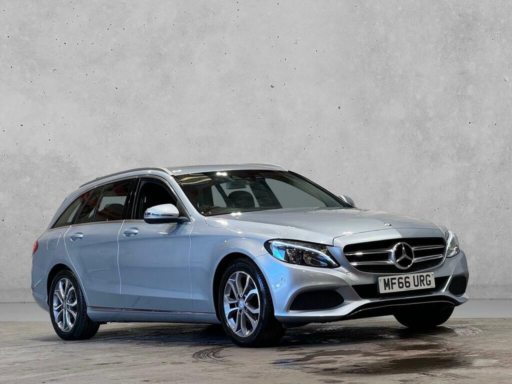 Mercedes-Benz C Class Estate 1.6 C200d Sport G-tronic Euro 6 Ss MF66URG Silver #6
