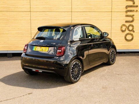 Fiat 500E Hatchback Black #2