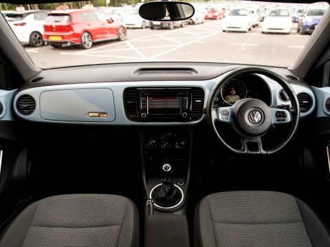 Volkswagen Beetle Hatchback Blue #3