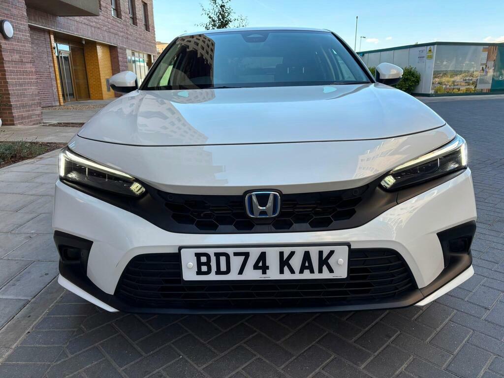 Honda Civic 2.0 H I-mmd Elegance Ecvt Euro 6 S S White #3
