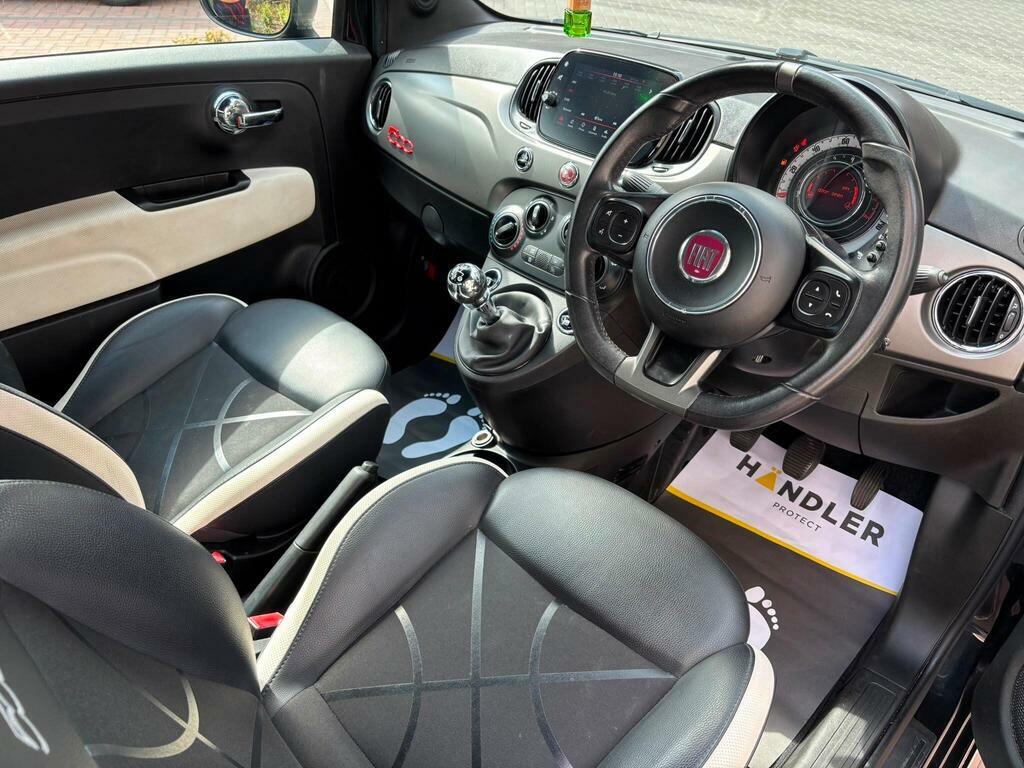 Fiat 500 0.9 Twinair Convertible Star 85 Bhp New Shape Grey #17