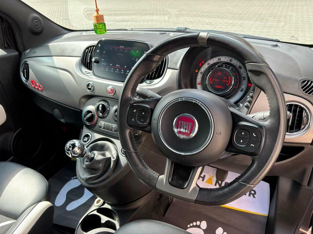 Fiat 500 0.9 Twinair Convertible Star 85 Bhp New Shape Grey #34